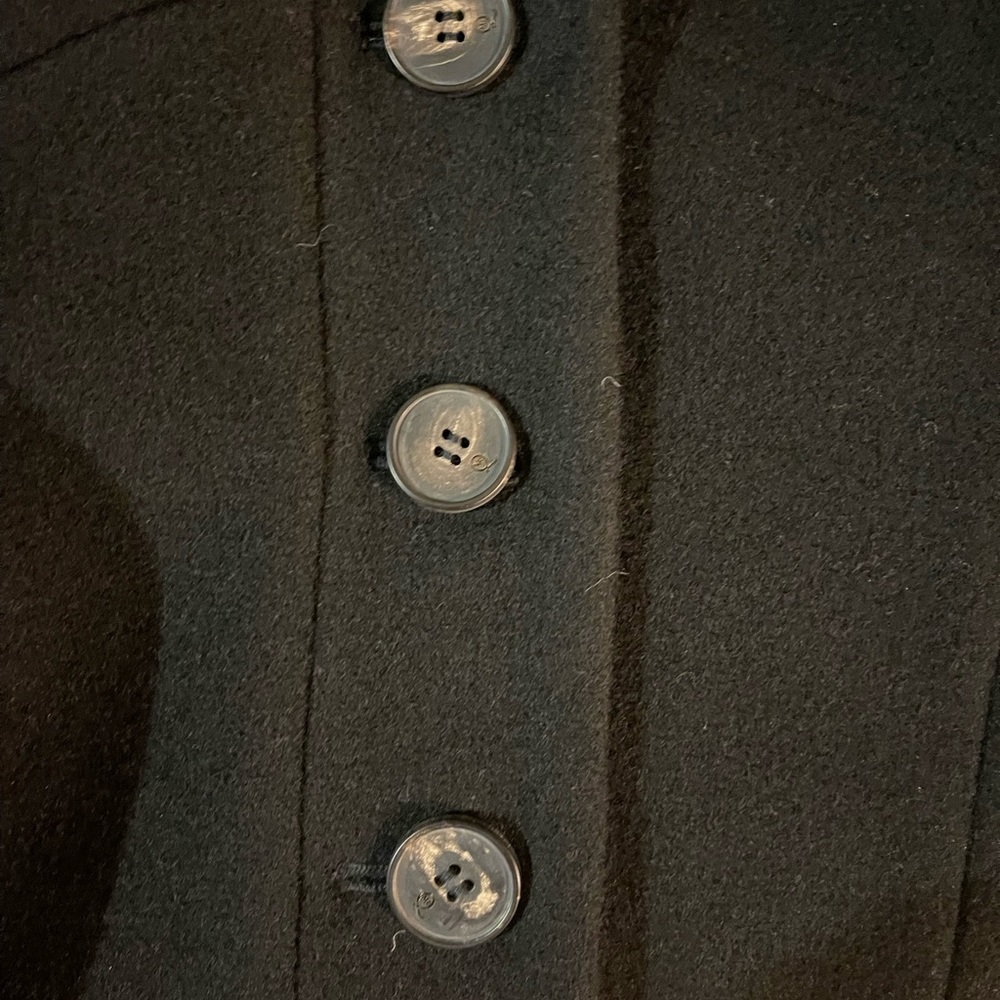 -♥️Alexander McQueen black wool coat, brand new with tags size 48/12 - Picture 9 of 16